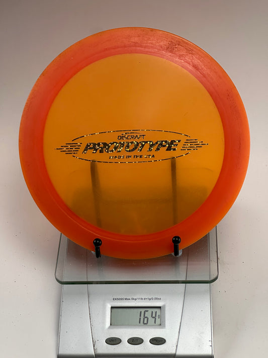 Discraft Prototype Crank SS Z (164g) Transparent Orange w/ Orange Rim