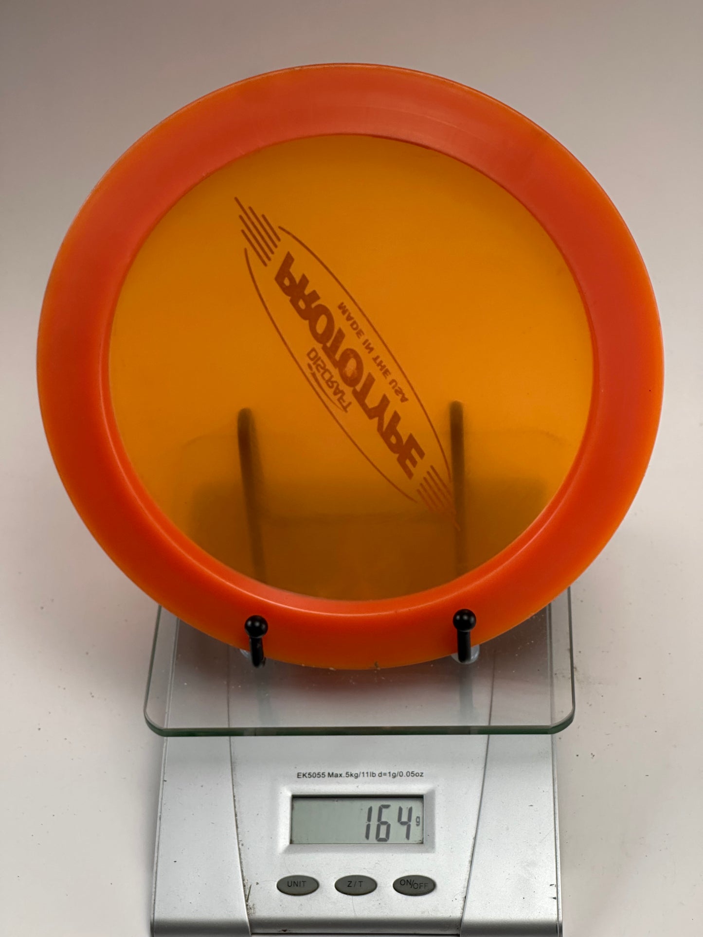 Discraft Prototype Crank SS Z (164g) Transparent Orange w/ Orange Rim