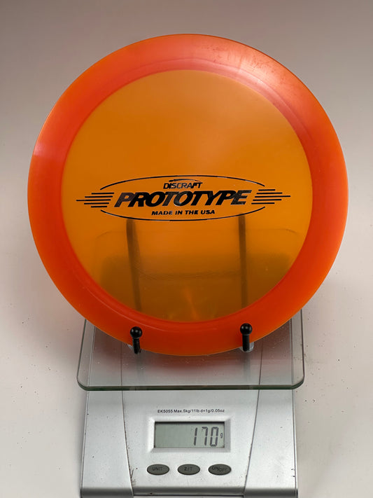 Discraft Prototype Crank SS Z (Clear/Orange) Distance Driver
