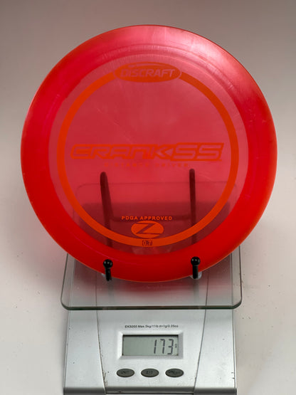 Discraft Crank SS (Z) Distance Driver – Translucent Red, 173g