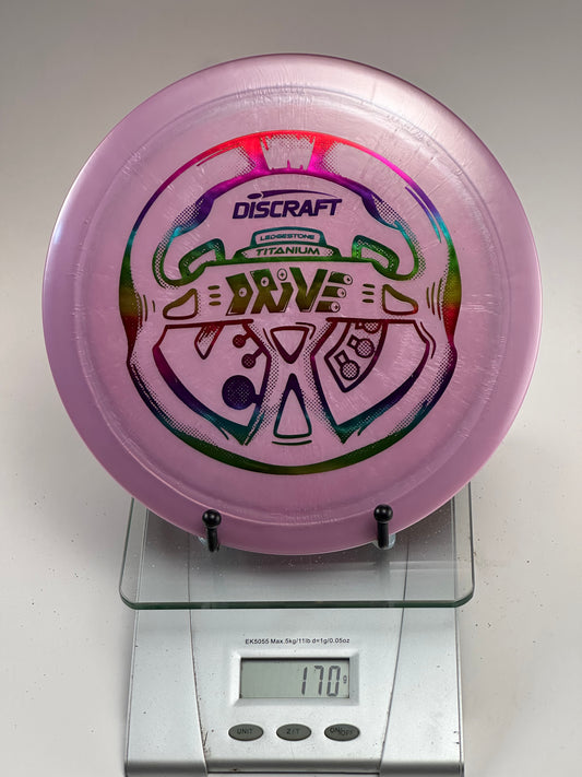 Discraft Drive Titanium Ledgestone Pink w/ Rainbow Foil Stamp 170g