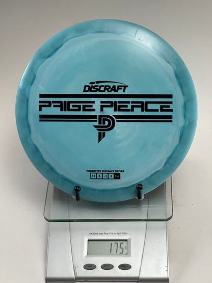 Discraft Paige Pierce Drive Prototype ESP Swirl Distance Driver 175g Blue