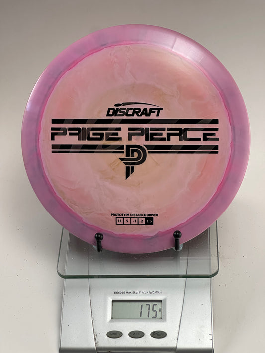 Discraft Paige Pierce Prototype Drive ESP Swirl Distance Driver - Pink 175g