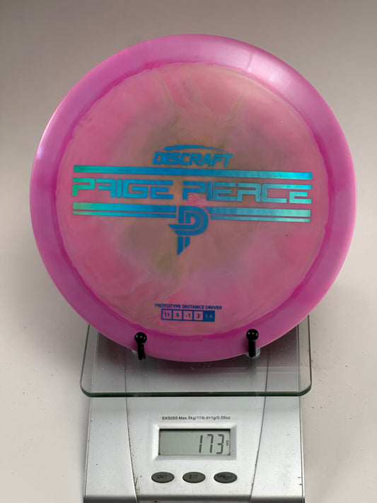 Discraft Prototype Drive ESP Swirl Paige Pierce Stamp 173g Pink