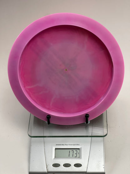 Discraft Prototype Drive ESP Swirl Paige Pierce Stamp 173g Pink