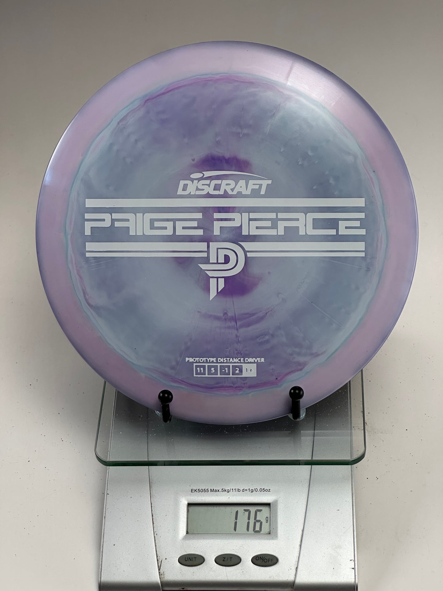 Discraft Drive ESP Prototype Paige Pierce Swirl Purple/Blue 176g
