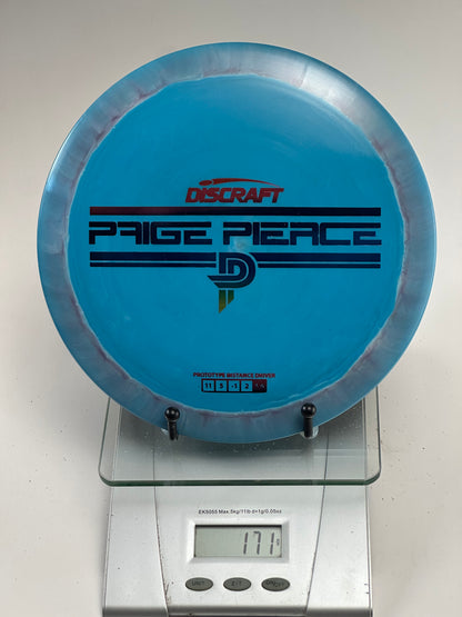 Discraft Paige Pierce Prototype Drive ESP Swirl Distance Driver (Blue) 171g