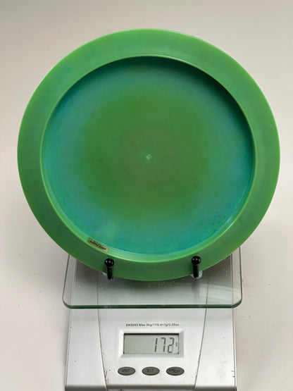 Discraft Drive Prototype (Paige Pierce) ESP Swirl 172g Green/Purple Stamp