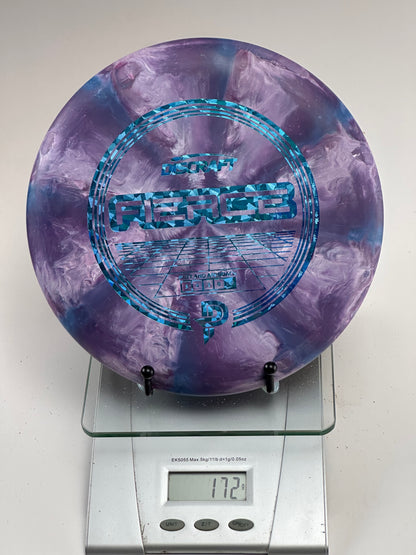 Discraft CryZtal Fierce Putter – Swirly Purple/Blue w/ Blue Foil