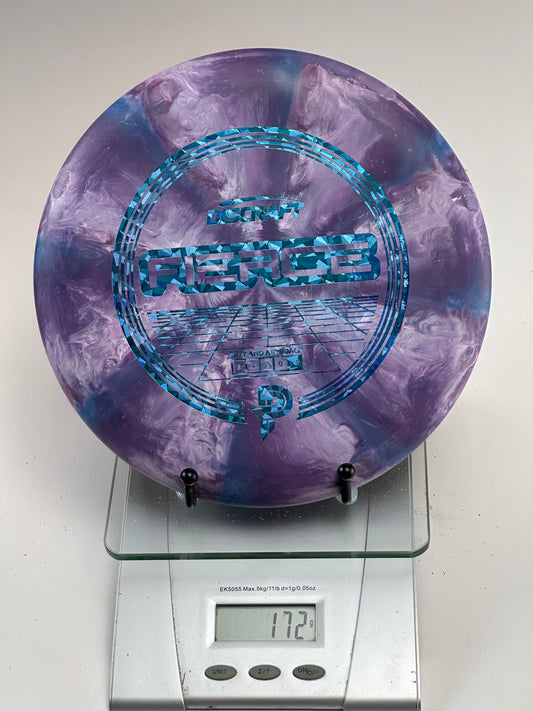 Discraft CryZtal Fierce Putter – Swirly Purple/Blue w/ Blue Foil