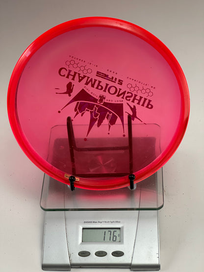 Discraft ESP Fierce (Transparent Red) 2020 DGPT Championship Stamp