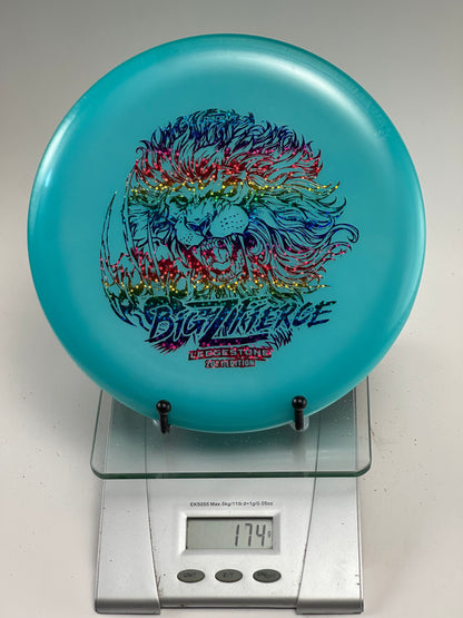 Discraft Big Z Fierce turquoise 2021 Ledgestone lion rainbow stamp