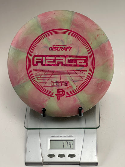 Discraft Jawbreaker Fierce – Marbled Pink/Green Prototype Grid Stamp