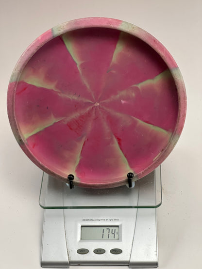 Discraft Jawbreaker Fierce Putter – Marbled Pink/White Grid Stamp