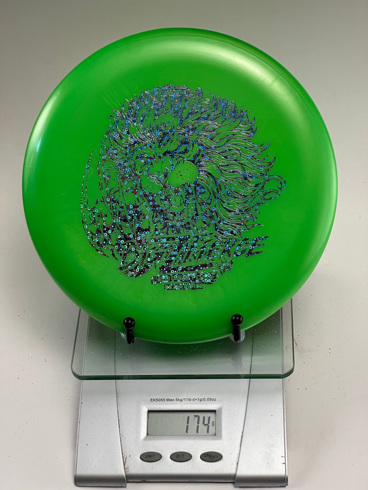Discraft Big Z Fierce (2021 Ledgestone Lion) Bright Green