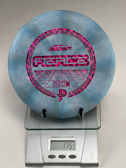 Discraft Fierce Jawbreaker Putter – Marbled Blue w/ Pink Holo Grid Stamp