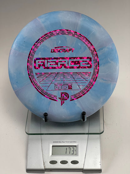 Discraft Jawbreaker Fierce Putter (Paige Pierce) – Blue Swirl, Pink Holo Grid