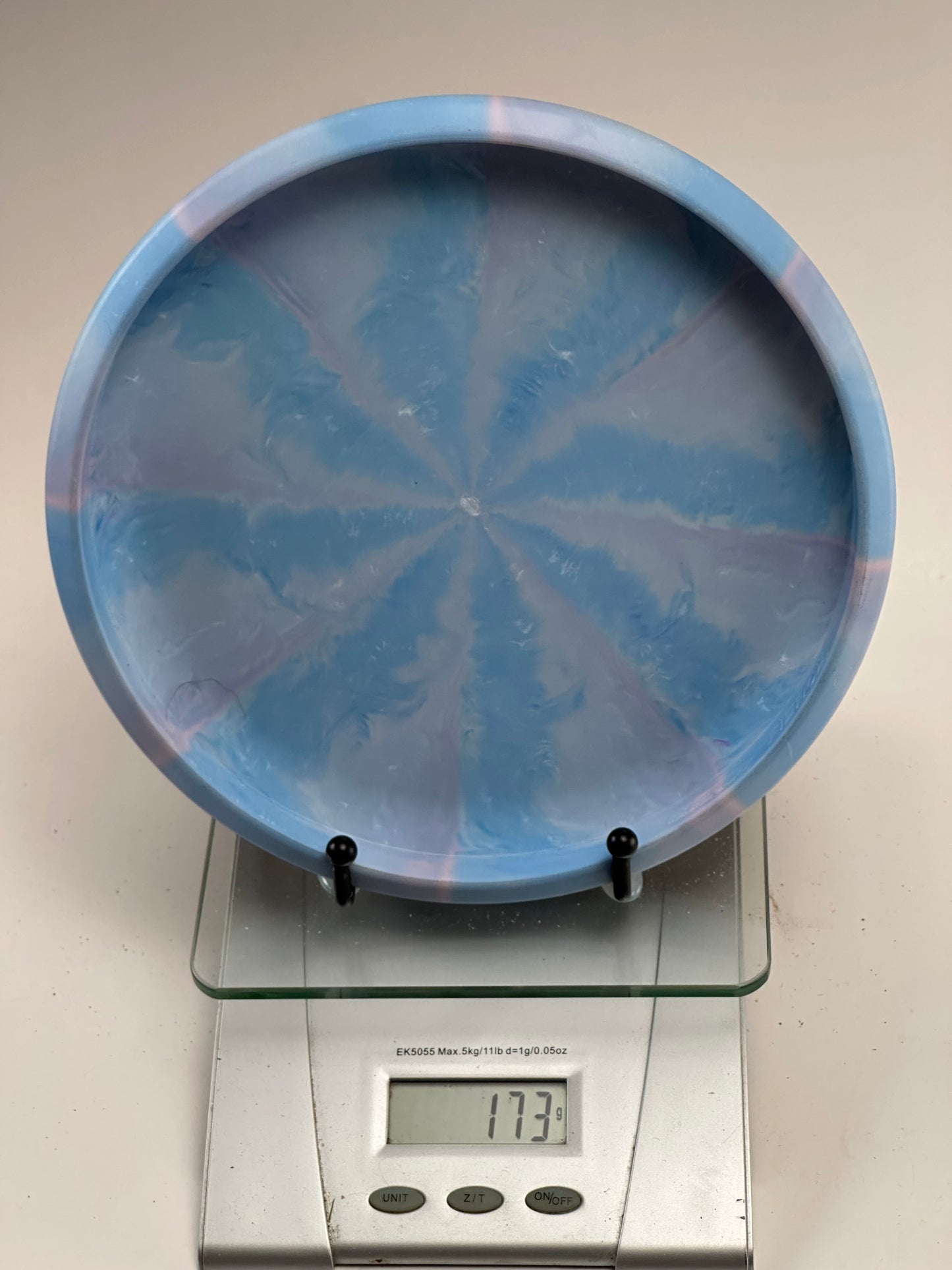 Discraft Jawbreaker Fierce Putter (Paige Pierce) – Blue Swirl, Pink Holo Grid