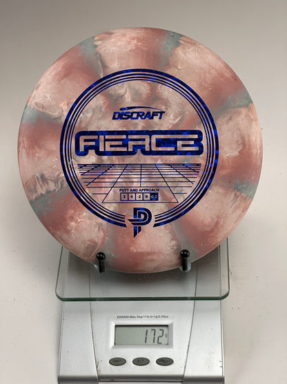 Discraft Jawbreaker Fierce Putter – Marbled Pink/Blue, Holographic Grid Stamp