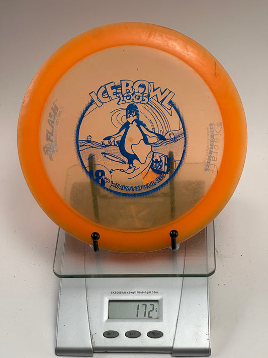 Discraft Z Flash – Ice Bowl 2003 Stamp, Orange 172g