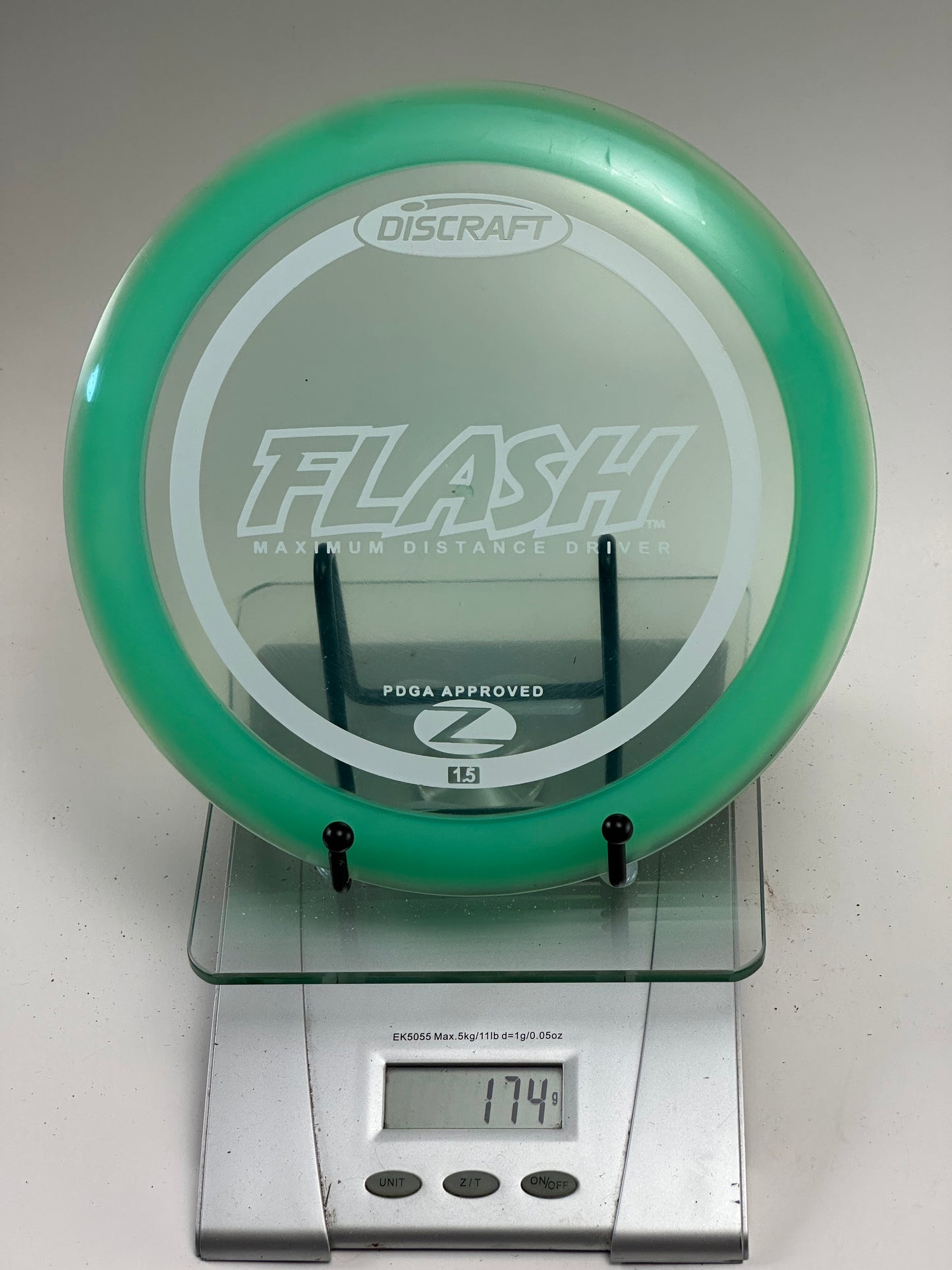 Discraft Z Flash Distance Driver (Transparent Green) 174g