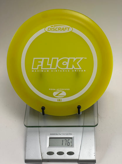 Discraft Z Flick Distance Driver (Yellow, 176g)