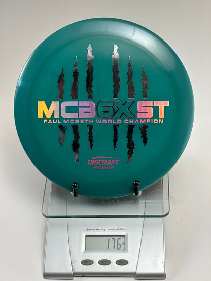 Discraft Force Z 6X Paul McBeth Claw Stamp Distance Driver