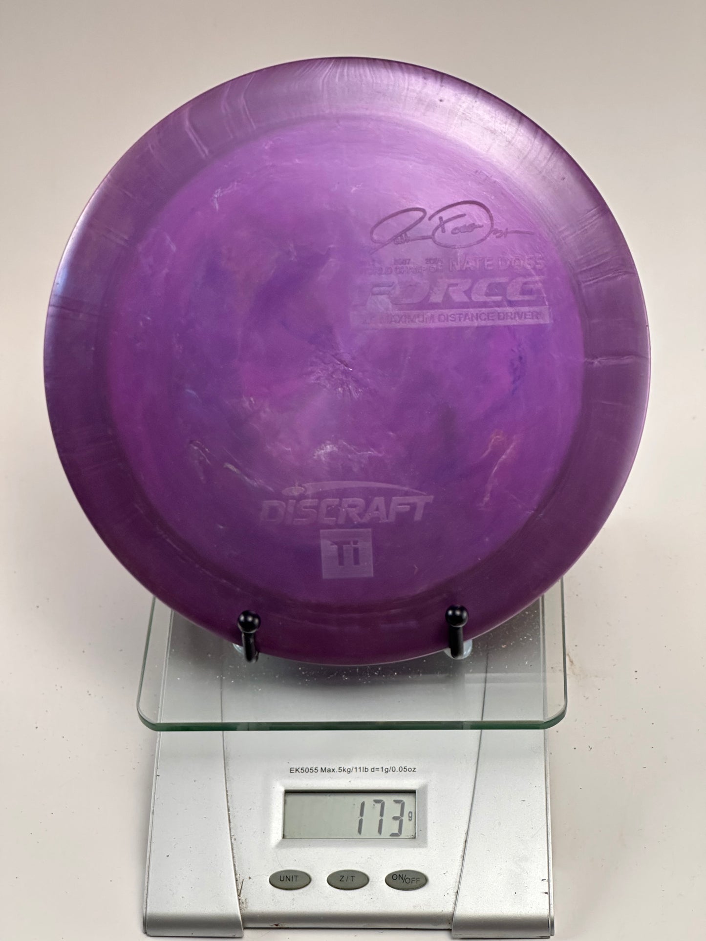 Discraft Force Ti (Titanium) Distance Driver 173g - Purple Swirl