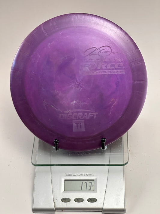 Discraft Force Ti (Titanium) Distance Driver 173g - Purple Swirl