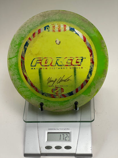Discraft Z Force Distance Driver (USA Flag Stamp)