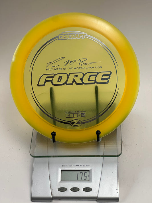 Discraft Z Force Distance Driver (Paul McBeth 4x World Champion Stamp)