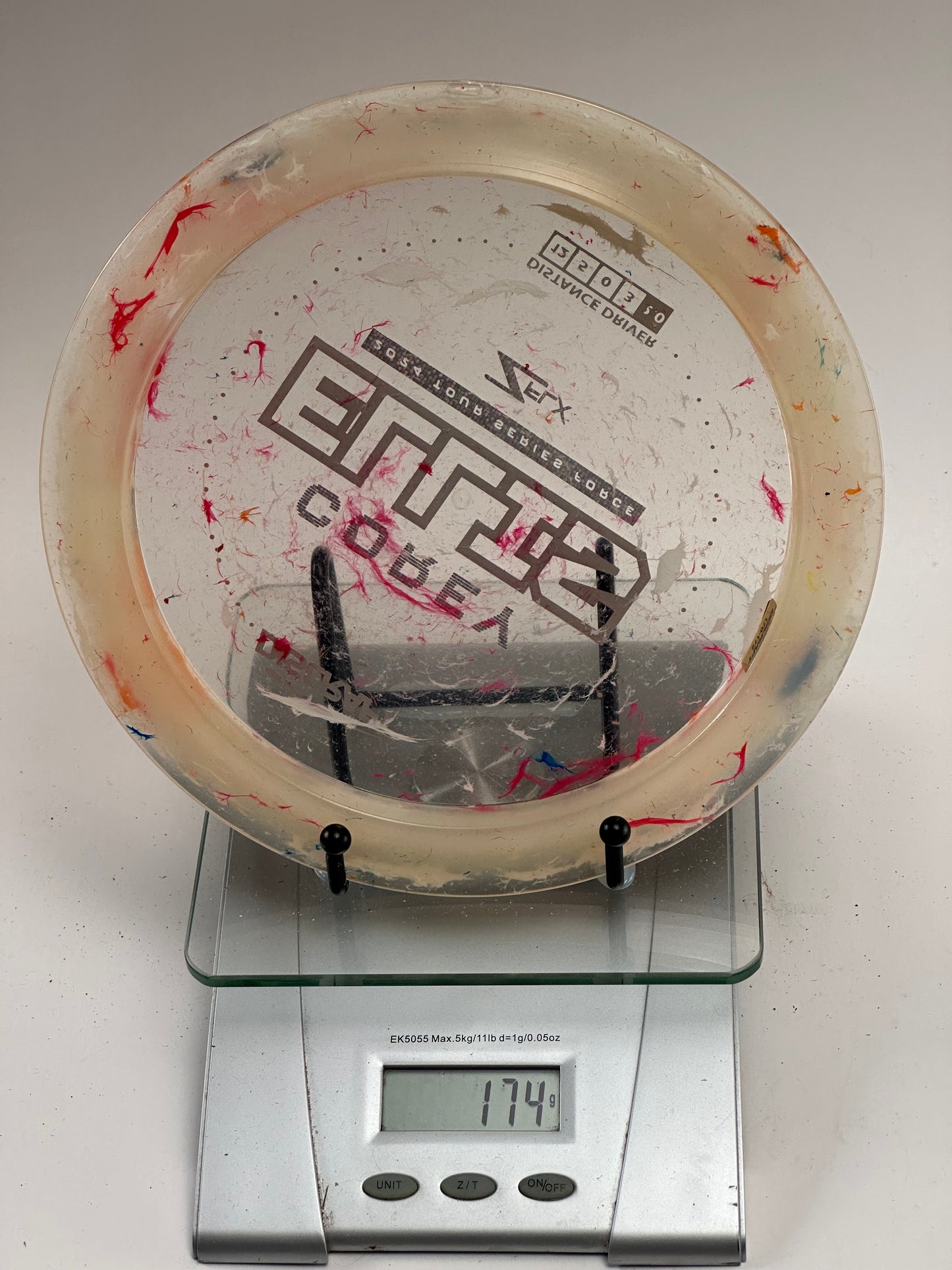Discraft Force Z SE/FX Glitter Corey Ellis Tour Series (Clear Splatter)