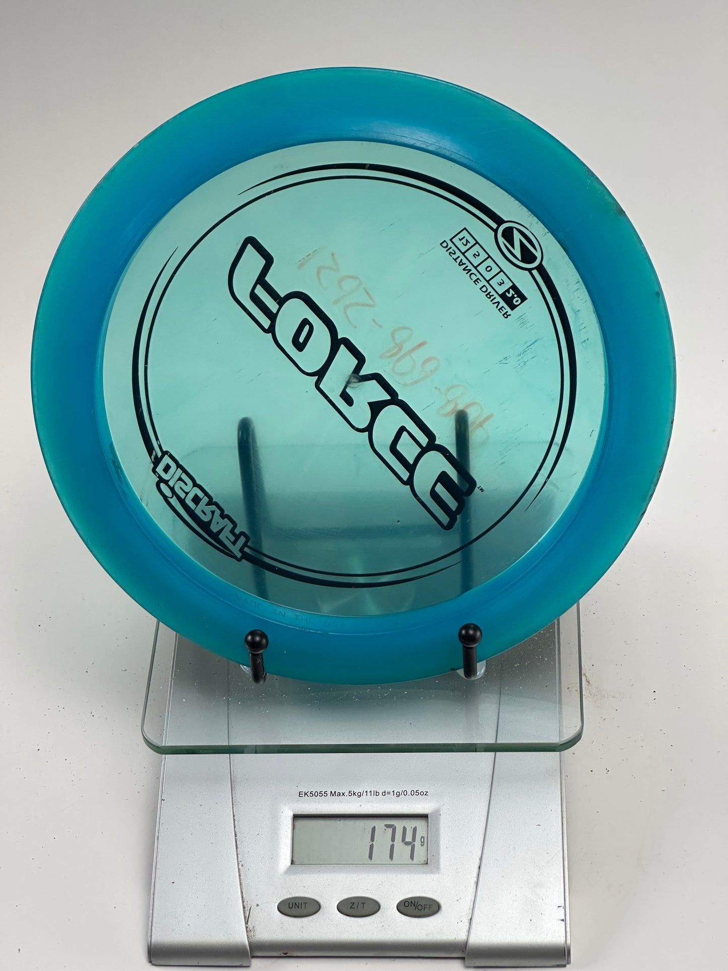Discraft Force – Z Line Distance Driver (Transparent Blue)