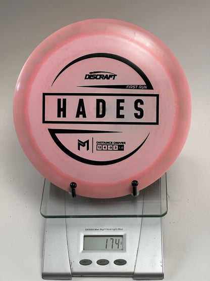 Discraft ESP First Run Hades Distance Driver (Swirly Pink, 174g)