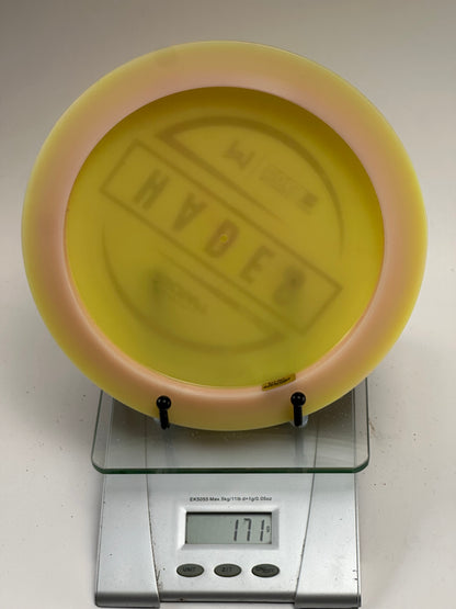 Discraft ESP First Run Hades Distance Driver - Yellow/Pink Rim