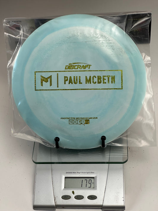 Discraft ESP Prototype Hades Distance Driver (Paul McBeth Stamp) - Light Blue