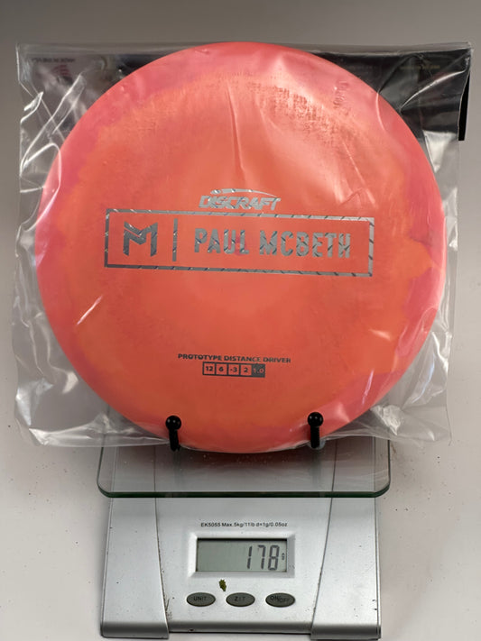 Discraft ESP Prototype Hades Paul McBeth Stamp Distance Driver