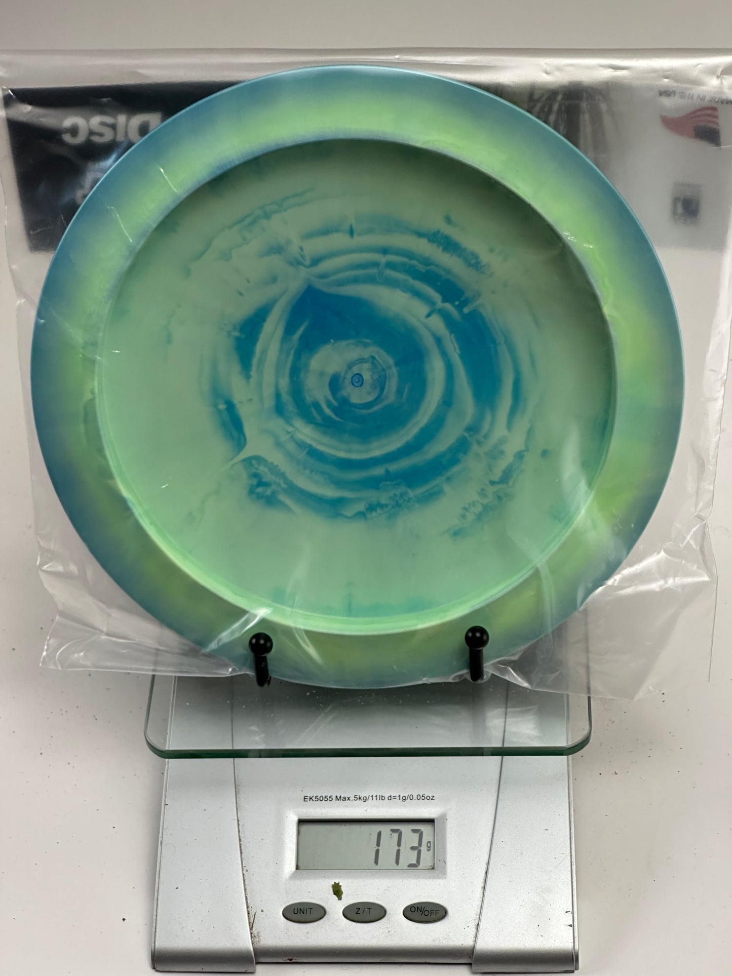 Discraft ESP Prototype Hades (Paul McBeth) – Blue/Green Swirl
