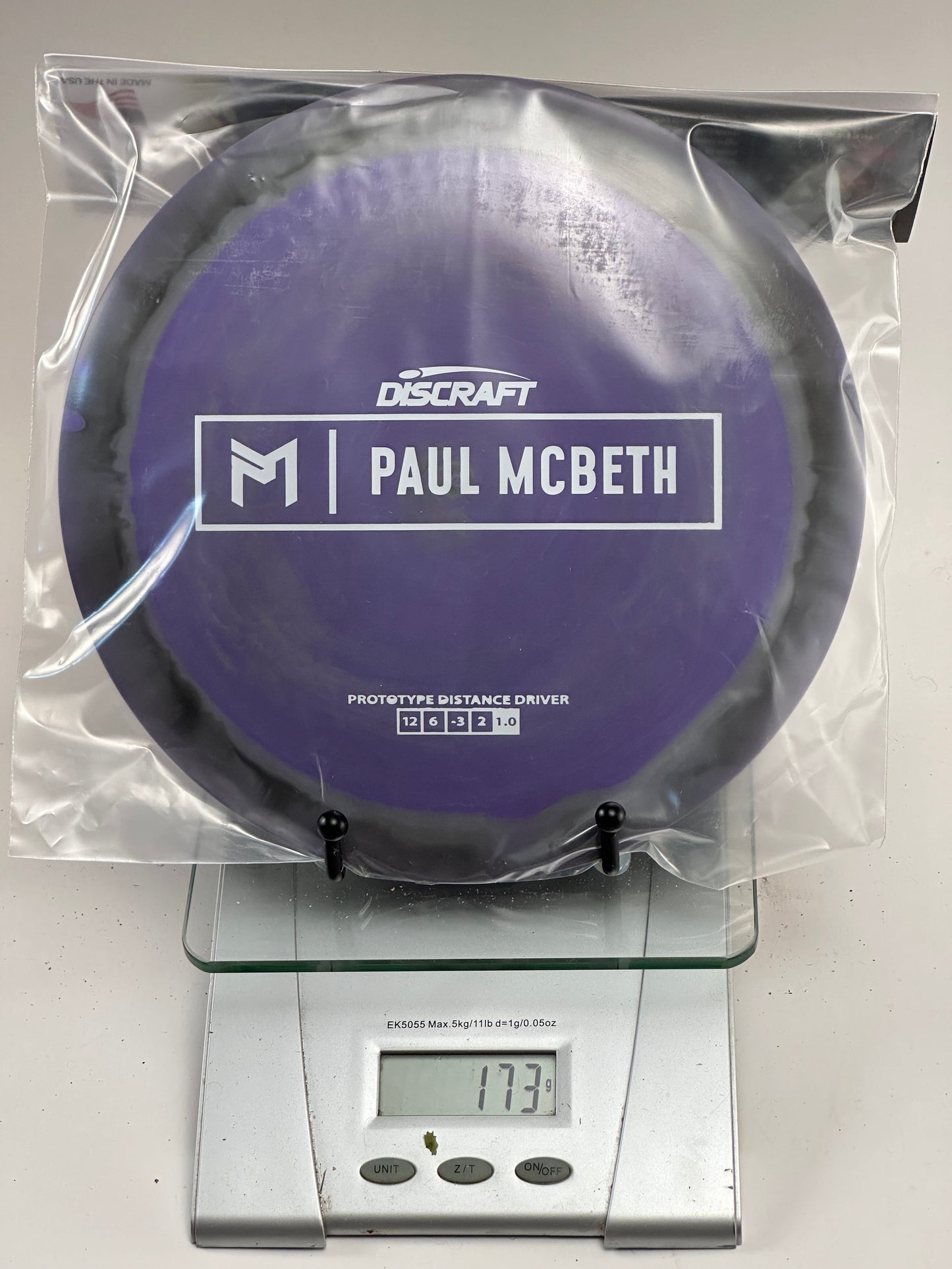 Discraft ESP Prototype Hades (Paul McBeth) Distance Driver - Purple Swirl