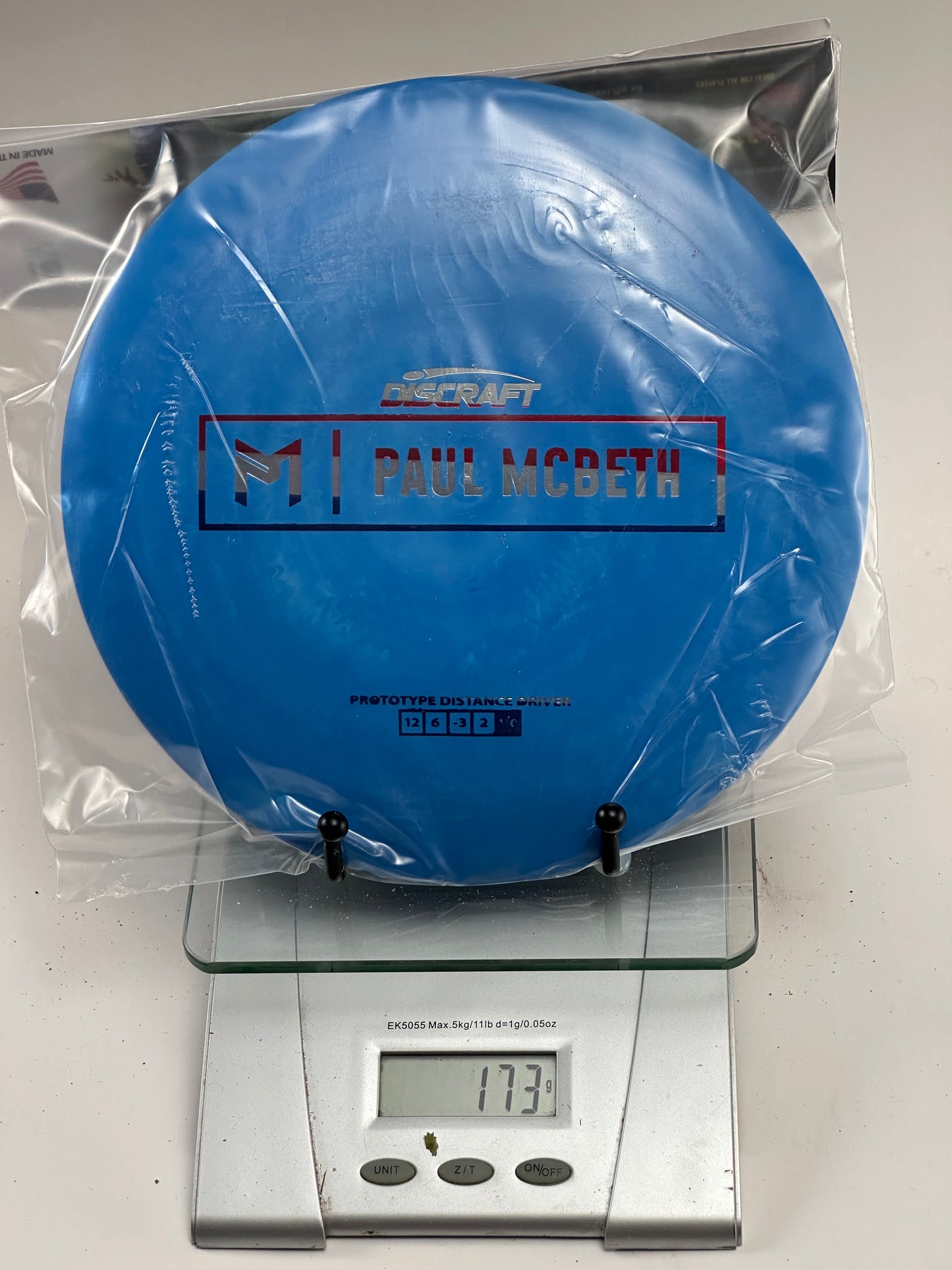 Discraft ESP Hades Prototype (Paul McBeth) Distance Driver - Blue 173g