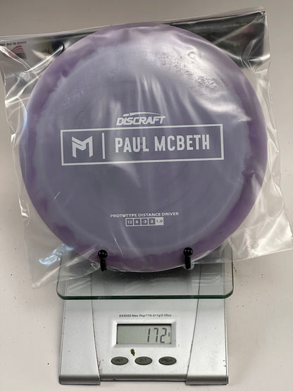 Discraft ESP Prototype Hades Distance Driver (Paul McBeth) - Purple Swirl