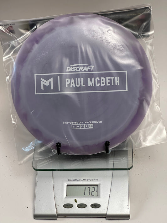 Discraft ESP Prototype Hades Distance Driver (Paul McBeth) - Purple Swirl