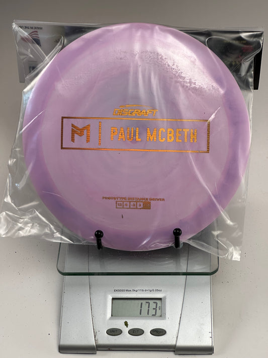 Discraft ESP Prototype Hades Paul McBeth Stamp - Purple Swirl 173g