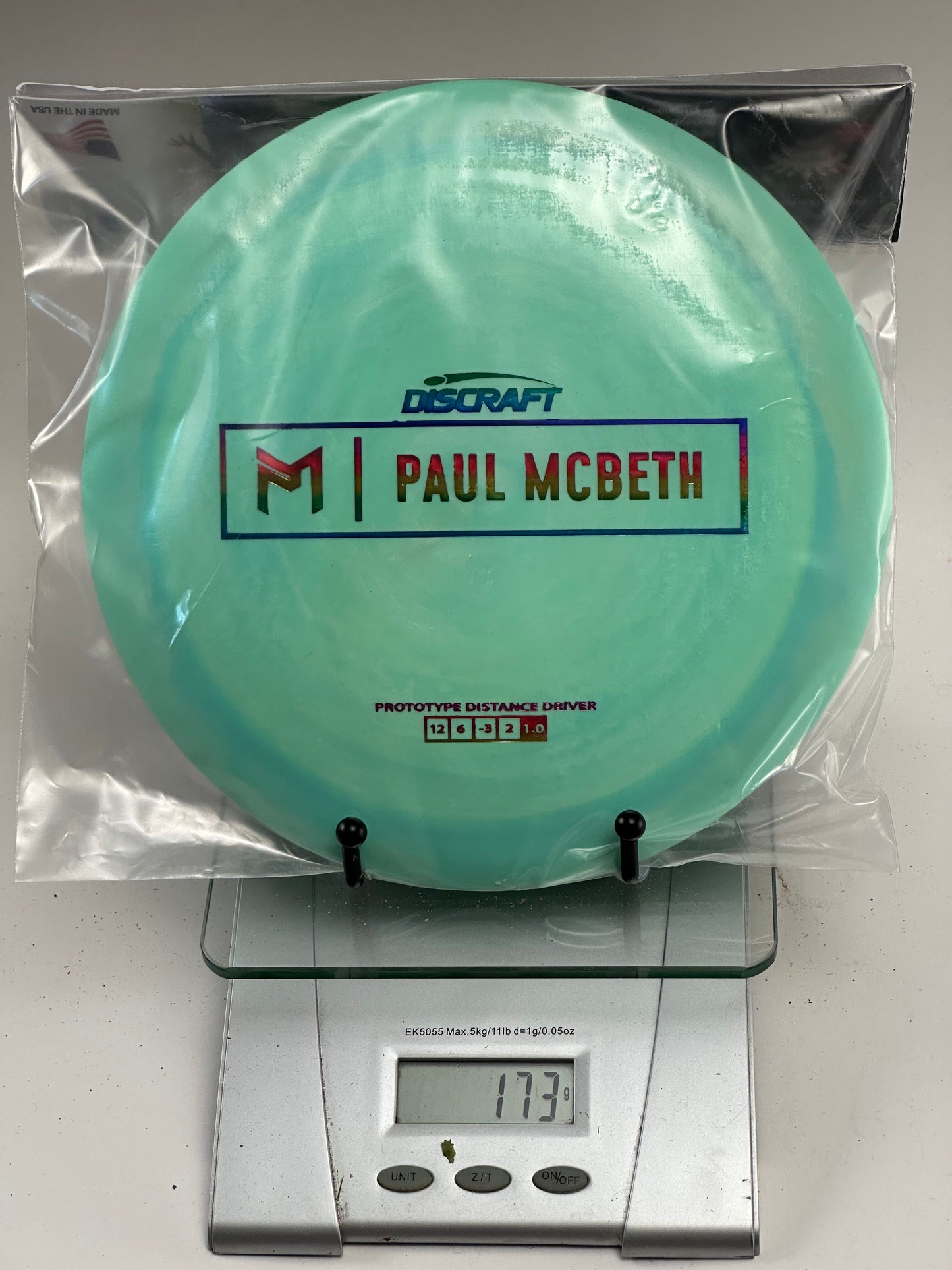 Discraft Hades ESP Prototype Paul McBeth Stamp 173g