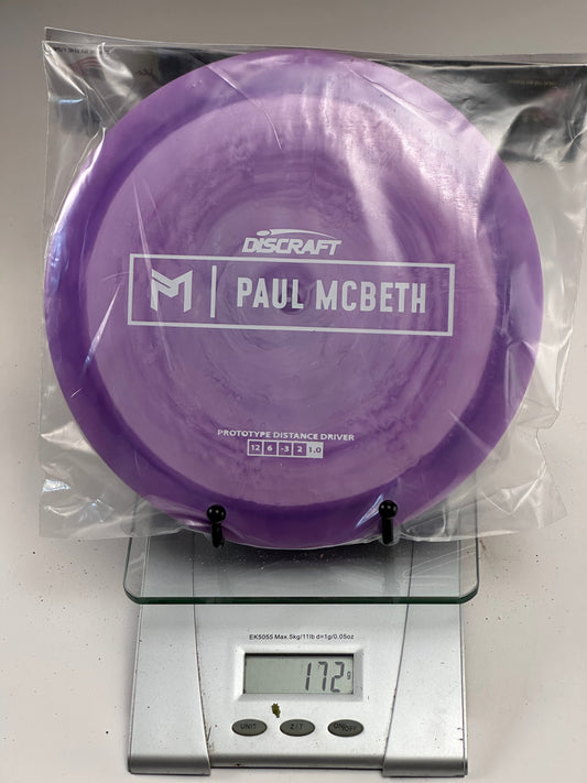 Discraft ESP Prototype Hades Paul McBeth Stamp Purple 173g