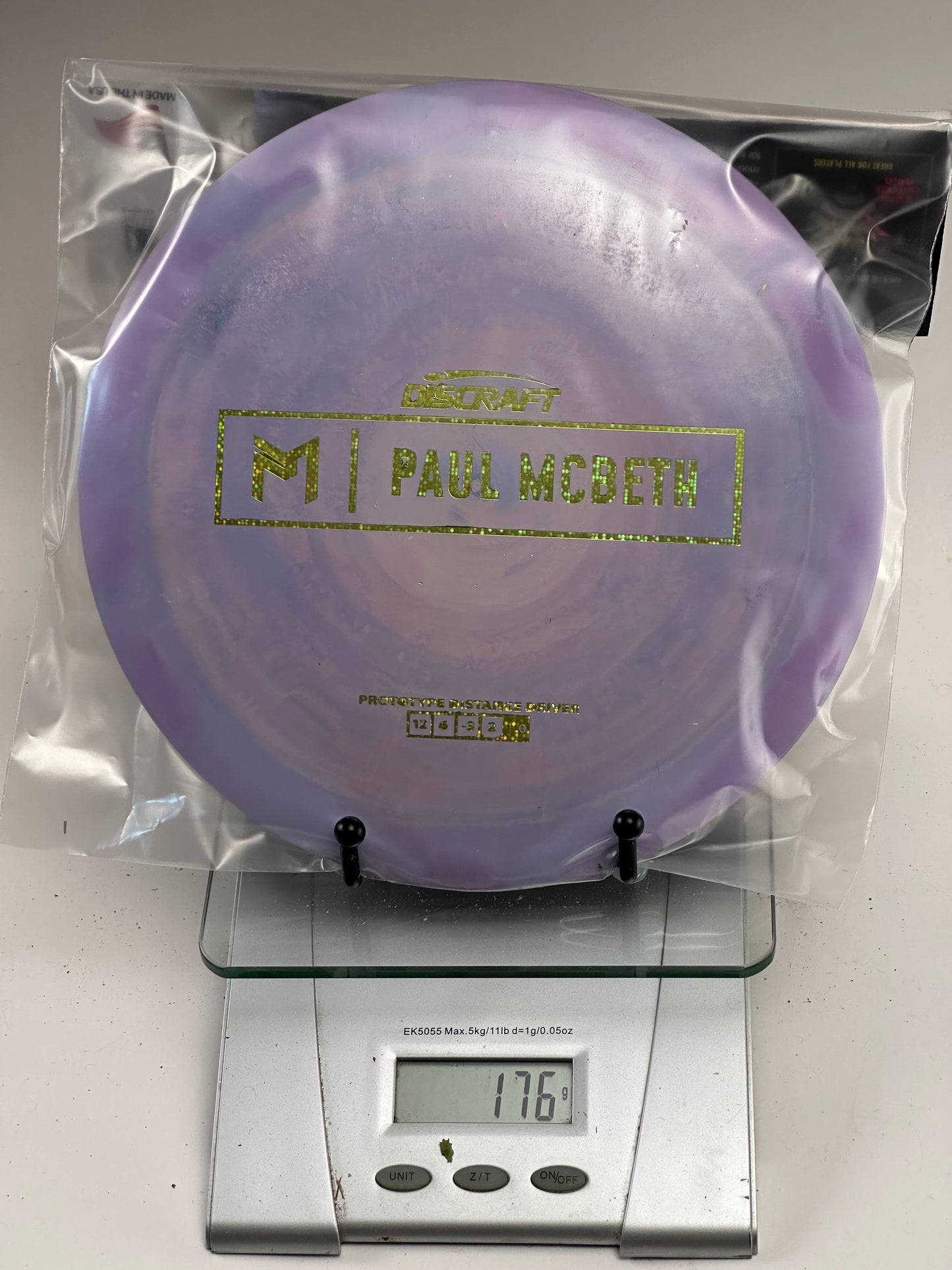 Discraft ESP Prototype Hades (Paul McBeth) Swirly Light Purple