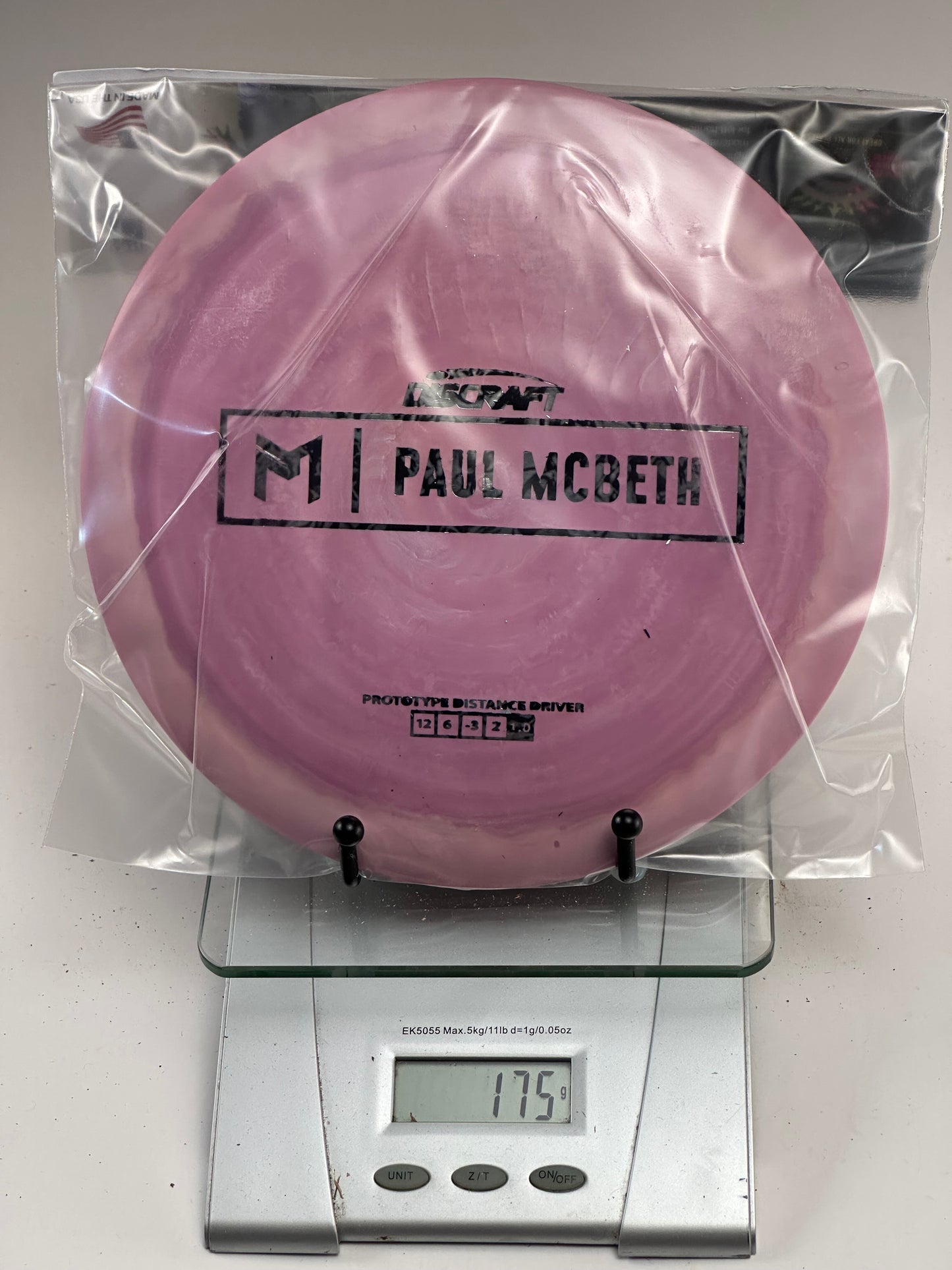Discraft ESP Prototype Hades (Paul McBeth) Distance Driver - Pink Swirl
