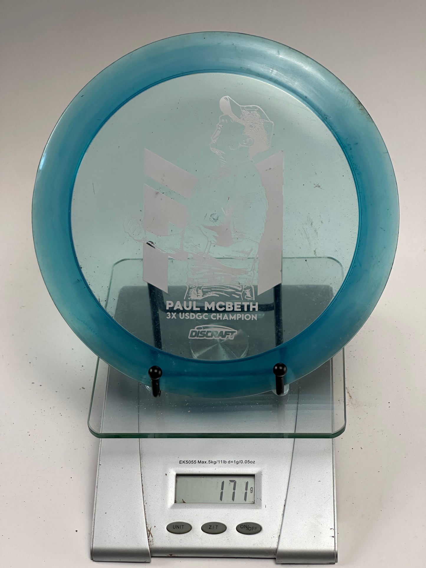Discraft Z Special Edition Hades Paul McBeth 3X USDGC Champion (Clear Blue)
