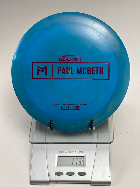 Discraft ESP Prototype Hades – Paul McBeth Stamp (Blue, 173g)