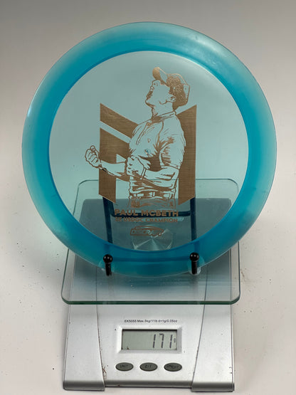 Discraft Z Hades (Special Edition) Paul McBeth 3X USDGC Champ - Clear Blue 171g